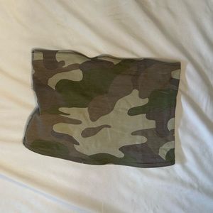 Hollister Camo Tube Top
